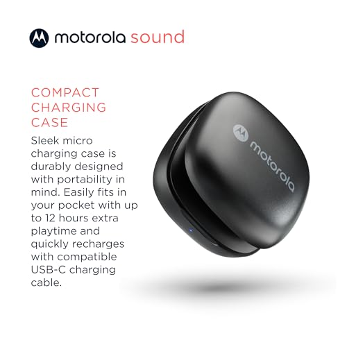 Motorola Moto Buds 135 True Wireless ENC Bluetooth Earbuds with