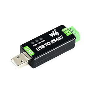 Waveshare Industrial USB to RS485 Converter with Original FT232RL Automatic Transceiving Embedded Protection Circuits…