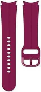 سوار من السيليكون الناعم بإبزيم من في فولت متوافق مع ساعة سامسونج جالاكسي 4/5 مقاس 20 ملم من السيليكون