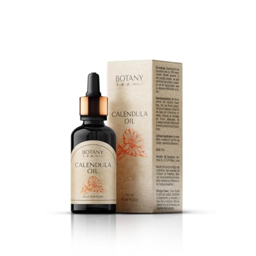 Aceite de caléndula 50 ml - Aceite de caléndula puro - Aceite de caléndula - Aceite base - Caléndula Officinalis - Aceite de caléndula para cara/uñas/manos/belleza/masaje/cosmética/cuidado personal