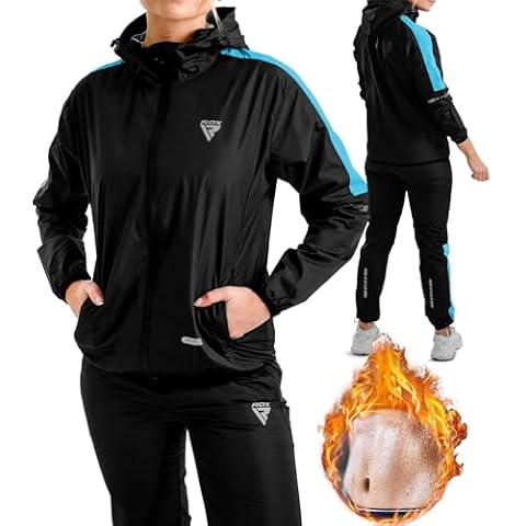 RDX Women's Sauna Suit with Hood Cover