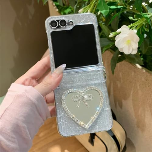 Coque Galaxy Z Flip4 avec chaîne et miroir pour vos sorties en ville