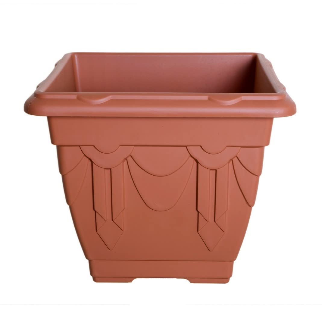Whitefurze G02046 30cm Square Venetian Planter - Terracotta โ image 1