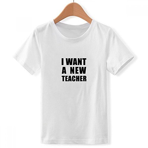 T-shirt col blanc pour les garçons vêtement multicolore nouveau personnel