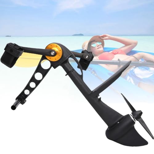 Oiyekntd Pedal de Kayak, timón accionado por Pedal diseñado para Kayaks compatibles, Tabla de Remo Inflable para Kayak operada con el pie para Pesca, Caza, Adultos y niños, Dispositivo