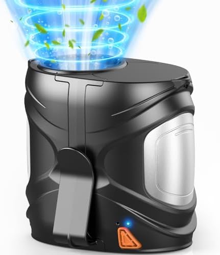 Mini Portable Waist Fan - Rechargeable With 4 Speeds & 6600RPM Powerful Airflow, Hands-Free Neck - View #4