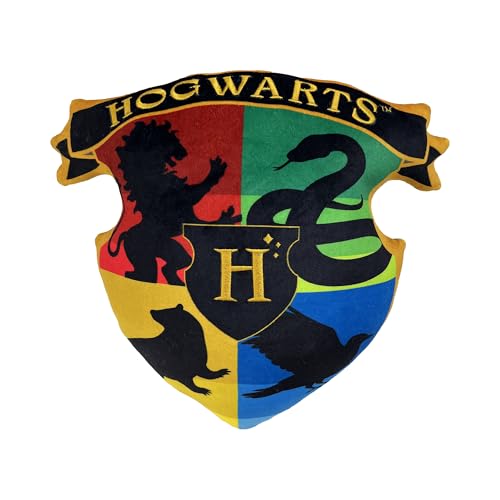 Image of Northwest Harry Potter House Heraldry Cloud Pillow 12 inch - Wizard Plush Stuffed Toy, Kids & Adults Room Decor, Magical Gift for Harry Potter Fans