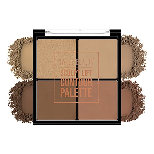 Swiss Beauty Sculpt Lift Contour Palette, Shade-02, 14gm - Image 4