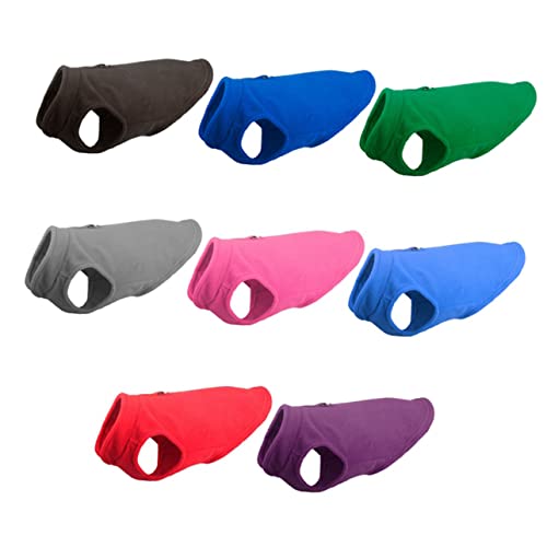 ノーブランド品 1個 秋のペット衣装 チワワ 大型犬用の服 犬の防寒コート 犬の冷却ベスト 子犬 犬のかつら ア 犬衣装 犬用ハーネス中型犬 フリース ペット服 ペット用品 紫の,Purple