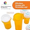 AVG Packaging Supplies Plastic Pharmacy Craft Pill Containers with Thumb Click Caps - Reversible Empty Perscription Bottles Prescription, 13 Dram Vials (50ct) #2