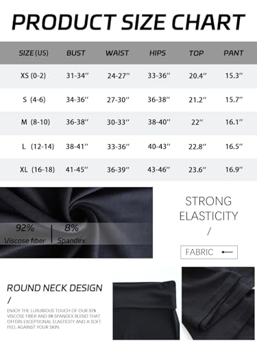 Image of ZFLM Casual Workout Two Piece Outfits for Women Short Sleeve Crop High Waist Foldover Flare Pants Tracksuit Sets Streetwear