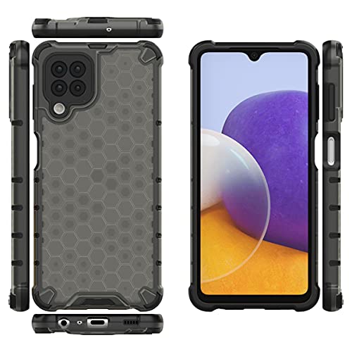 Image of Glasgow | for Samsung Galaxy A22 Stylish Look Pattern Back Case Cover for Samsung Galaxy A22 - Black