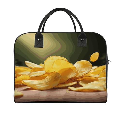Bolso tote de nylon con cremallera y correa ajustable miniatura 1
