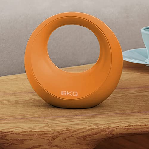 Meticpr Rubber Coated Kettlebell Weights - 17.6Lb Power Ring, Perfect Combination Of Dumbbell And Kettlebell, For Men And Women Strength Training And Fitness & Core Training (8Kg(17.6Lb)) #TOP7