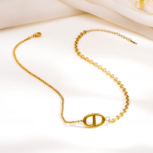Image of Rubans Demi Fine Stainless Steel Pendant Chain Daily Gift for Women & Girls