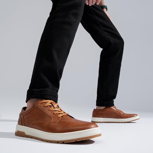 Jousen Mens Casual Shoes Retro Men's Fashion Sneakers Simple Oxford Dress for Men3