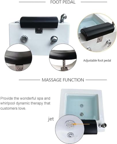 Pedicure Foot Spa, Bañera Portátil de Acrílico para Pies miniatura 2