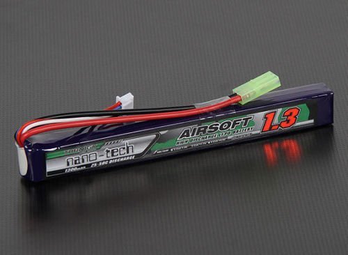 Batteria turnigy nano-tech 1300 mah 3s 25-50c lipo...