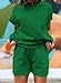 Dokotoo Lounge Sets For Women Comfy Summer Two Piece Set Crewneck Short Workout Track Suits Womens Fall Fashion Cruise Outfits For Women 2025 Teen Girls Pajamas Shorts Green Medium