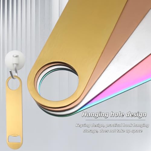 Décapsuleur plat acier inoxydable lot de 4 pour ouvrir sans effort en cuisine et bar - 7