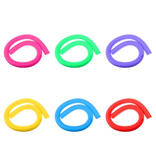 DYNWAVE 6pcs Flexible Pool Noodle Swimming Pool Noodles Foam Noodle Hollow Bar Buoy