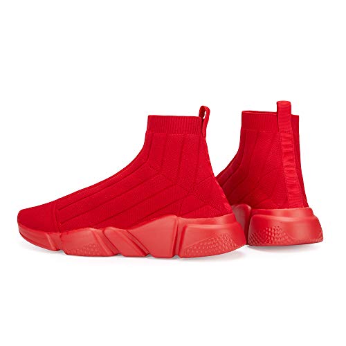 Image of Casbeam Men's Running Knit Comfortable Lightweight Breathable Casual Sports Shoes Fashion Sneakers Slip-On Walking Shoes