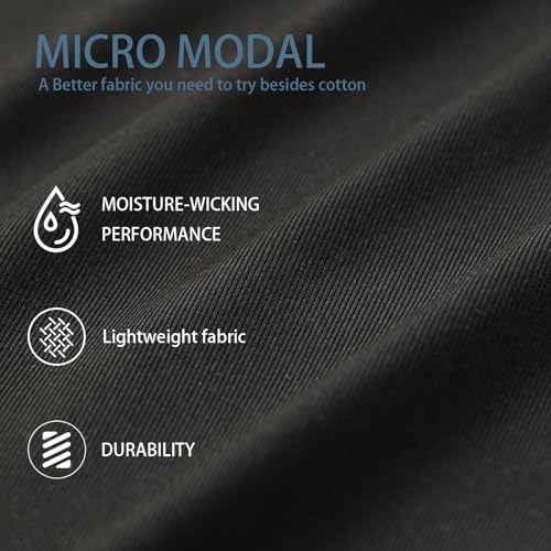 Mens T Shirt - Short Sleeve Crew Neck Soft Fitted Tees 3-Pack 6