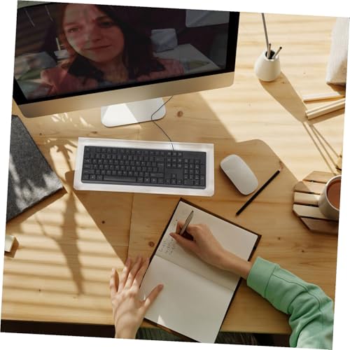 Cubierta protectora de acrílico transparente para teclado mecánico y portátil resistente 4