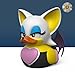 TUBBZ First Edition Rouge The Bat Collectible Vinyl Rubber Duck Figure - Official Sonic The Hedgehog Merchandise - Action TV, Film & Video Games