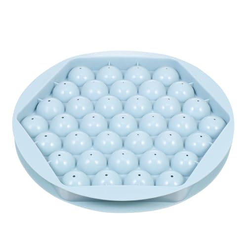 Molde para hielo en bola GALPADA plástico azul con tapa miniatura 1