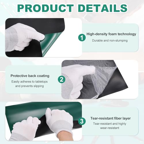 Tapis de soudure ESD silicone antistatique résistant Quarkzman