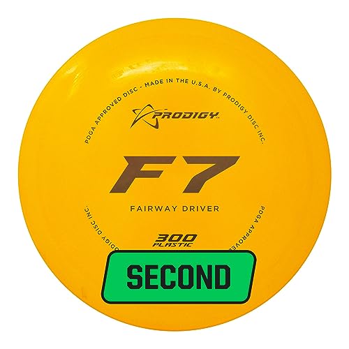 Prodigy Disc Factory Second 300 F7 | Understable Disc Golf Fairway Driver | Lightweight Fairway Driver for All Skill Levels | Great Beginner Disc or Roller Disc | Colors May Vary | (170g+)