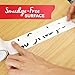 XFasten Dry Erase Tape White 2-Inch x 30-Feet Zero Smudging Ghosting-Free Whiteboard Tape, Reusable Dry Erase Labels for Storage Bins, Sentence Strips for Teachers