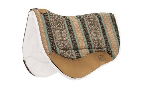 Weaver Leather All Purpose Contoured Barrel Saddle Pad, Safari Spirit