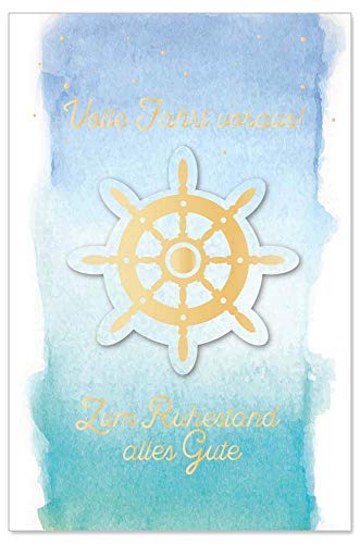 Carte 3D Ruhestand pour exprimer toute votre gratitude à la retraite