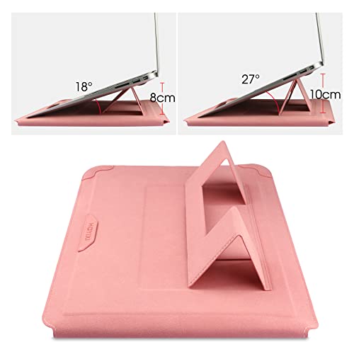 HoYiXi 13 Inch Laptop Sleeve Case Leather Bag Compatible with MacBook Air 13 M1 M2 2022-2018/MacBook Pro 13 M2 2022-2016/Surface Pro 8 2021/Surface Go 3 13-13.3'' Dell Lenovo HP ASUS Acer PC - Image 4