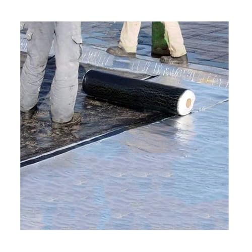 Rollo protector de techo de alta calidad con membrana impermeabilizante de betún para techos, canalones, ventanas y puertas (T1,2 mm/A x 10 m)