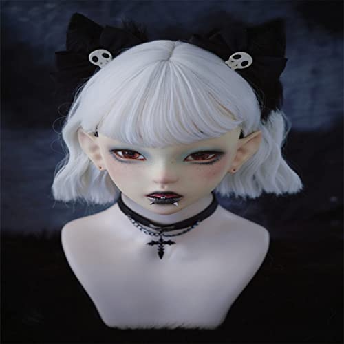 Skull Bowknot Cat Ear Rose Headbands Hair Hoop Hair Band Hair Clips For Women Girls Gothic Lolita Punk Hair Accessories (Skull Hair Hoop) #TOP2