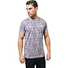 Lambretta Mens Paisley Brand Short Sleeve T-Shirt - Dusk/Grey - 4XL #1