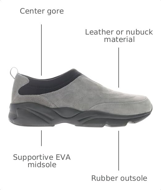 Image of Propet Mens Stability Walking Walking Sneakers Shoes - Grey