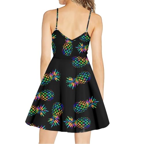 Image of Coloranimal Women's Summer Sleeveless Casual Swing Dresses with Loose Fit Beach Sundress