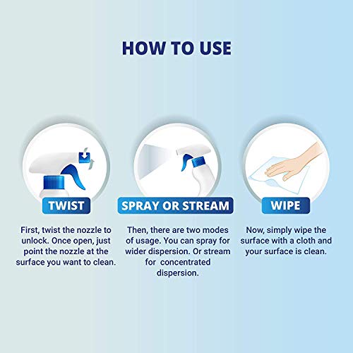Image of Maxkleen Disinfectant Surface Sanitizer with BKC Solution and No Bleach, 500ml