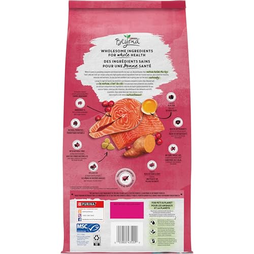 Beyond Grain Free Natural Dry Cat Food, Indoor Cat Wild-Caught Salmon & Egg - 2.26 kg Bag - Image 4