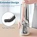 16 inches Long Handle Black Bottle Cleaning Brushes - Perfect for Baby Bottles, Sports Bottles, Glassware, Mugs, Jars, and Stemware (2-pc)