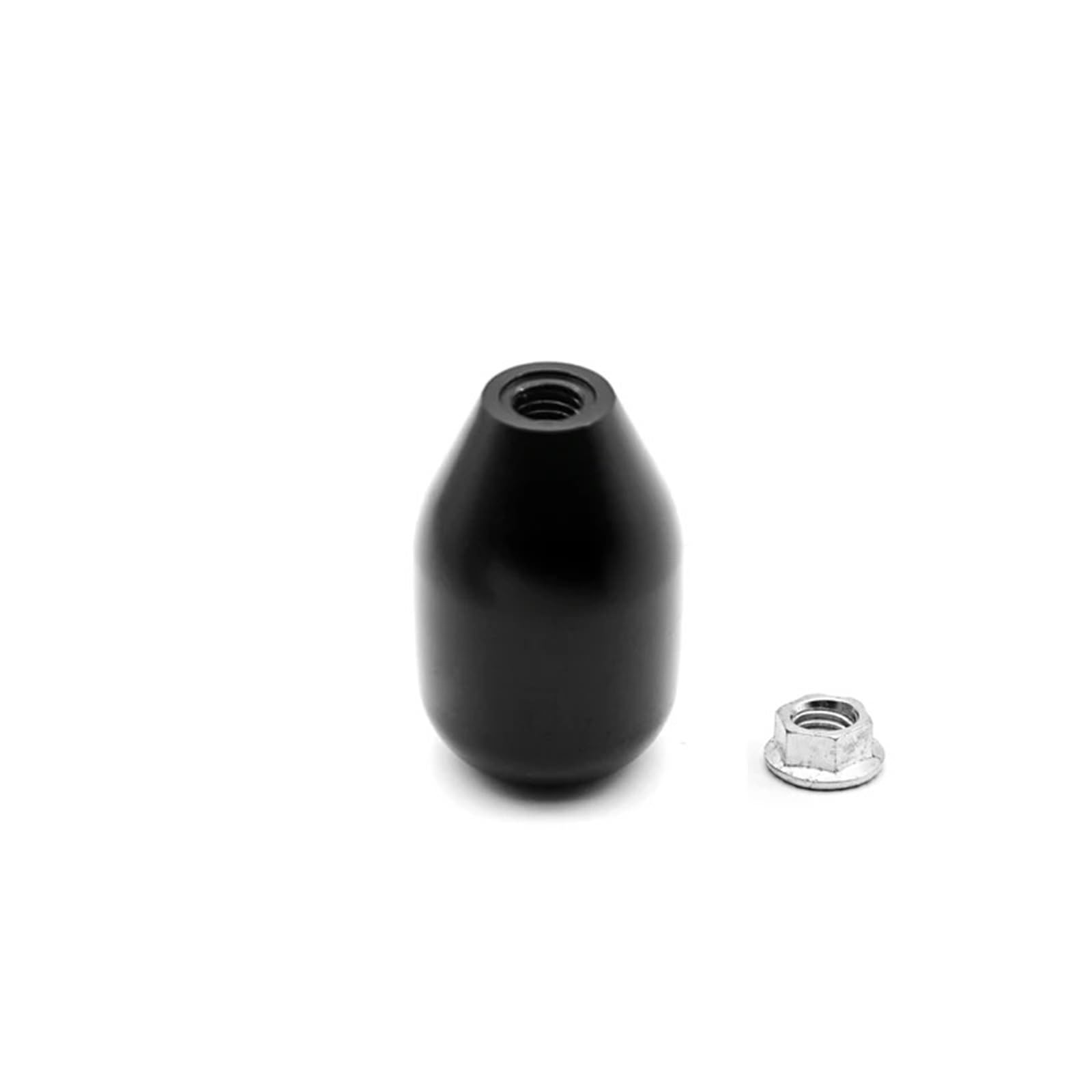 Jxewmtmc M10*1.5 Car Manual Aluminum Knob Gear Shift Gear Stick Shift Cover(Black)