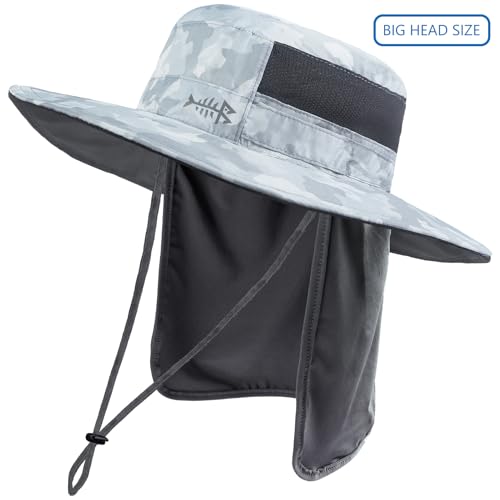 Image of BASSDASH UPF 50+ Sun Fishing Hat Water Resistant with Detachable Neck Flap