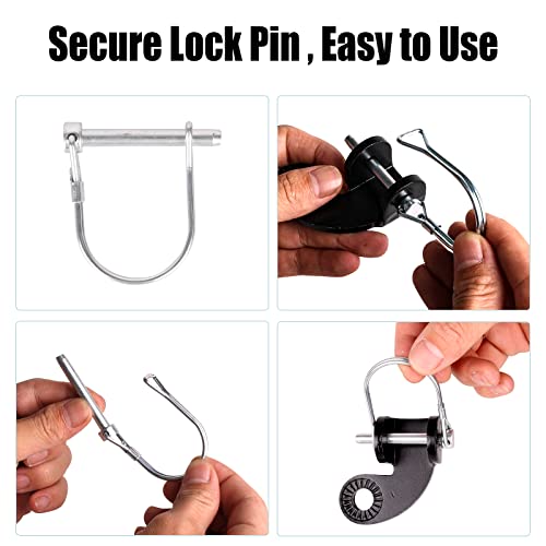 Bicycle Stainless Trailer Hitch Coupler Attachment, Colmthys Trailers Adapter Replacement Connector Included, Suitable For Kids Burley Bee Bike, Pets Trailers (12 Mm) #TOP1