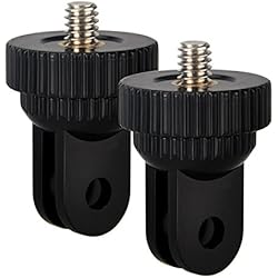 Soporte Tripode Gopro Sametop Adaptador de Trípode Compatible con Soportes GoPro, Sony, Xiaomi yi u Otras cámaras de acción, con Tornillo de cámara (1/4 de Pulgada 20) (2 Paquetes)