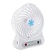 Ventilador de luz LED recargable portátil enfriador de aire mini escritorio USB 18650 ventilador de batería