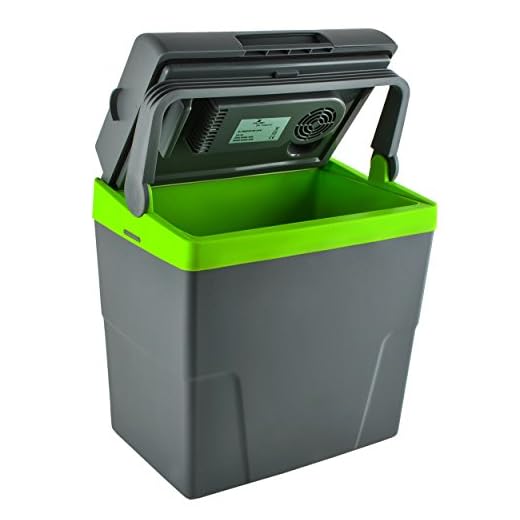 Elektrisk 16/22 l bil kylbox värmebox campingbox 12 V kylskåp 5230, storlek: 16 l